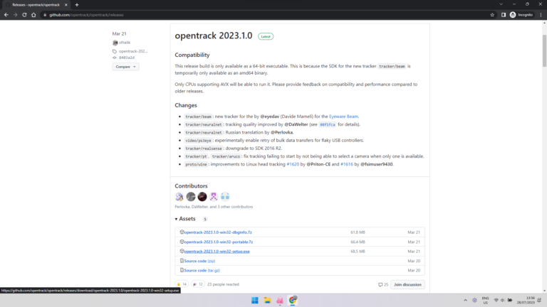 OpenTrack Extension Setup | Beam Eye Tracker