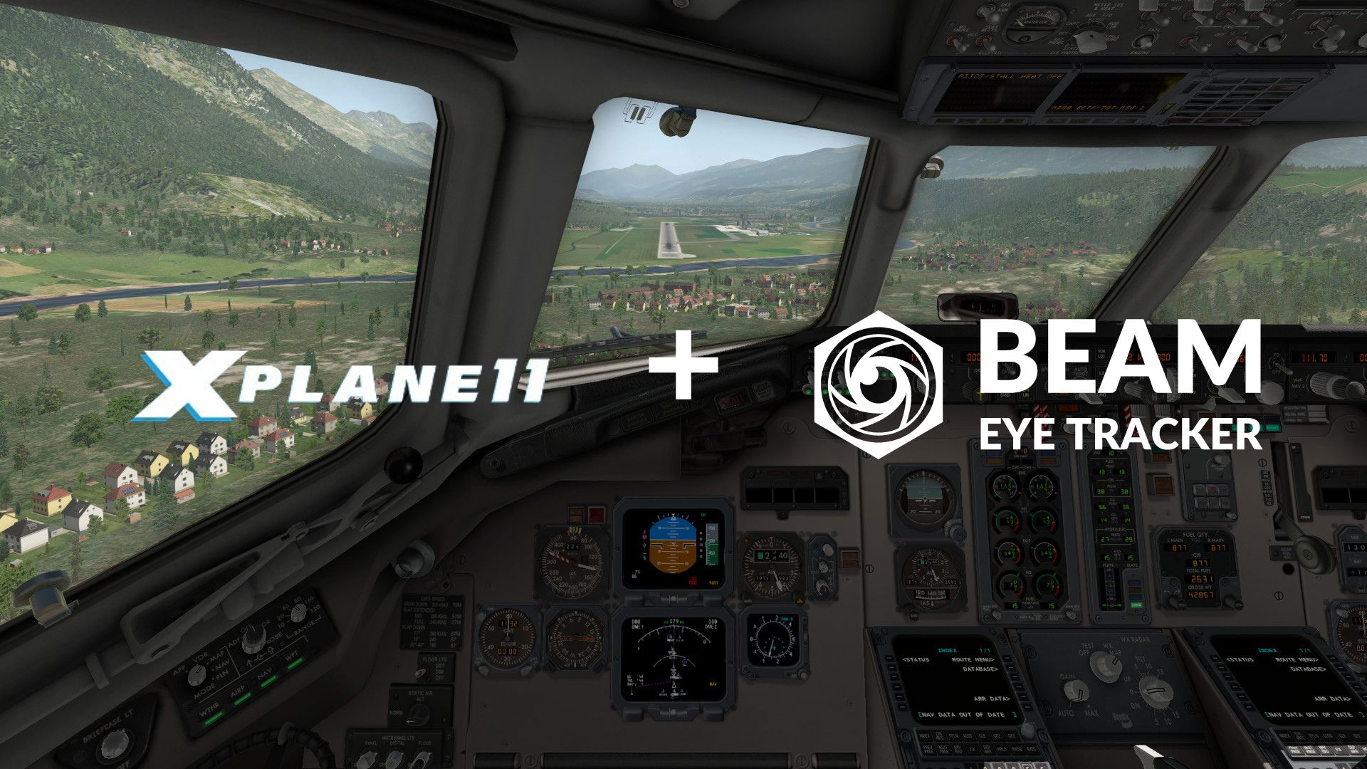 Beam Eye Tracker - AI-Powered Webcam Eye Tracker for X-Plane 11