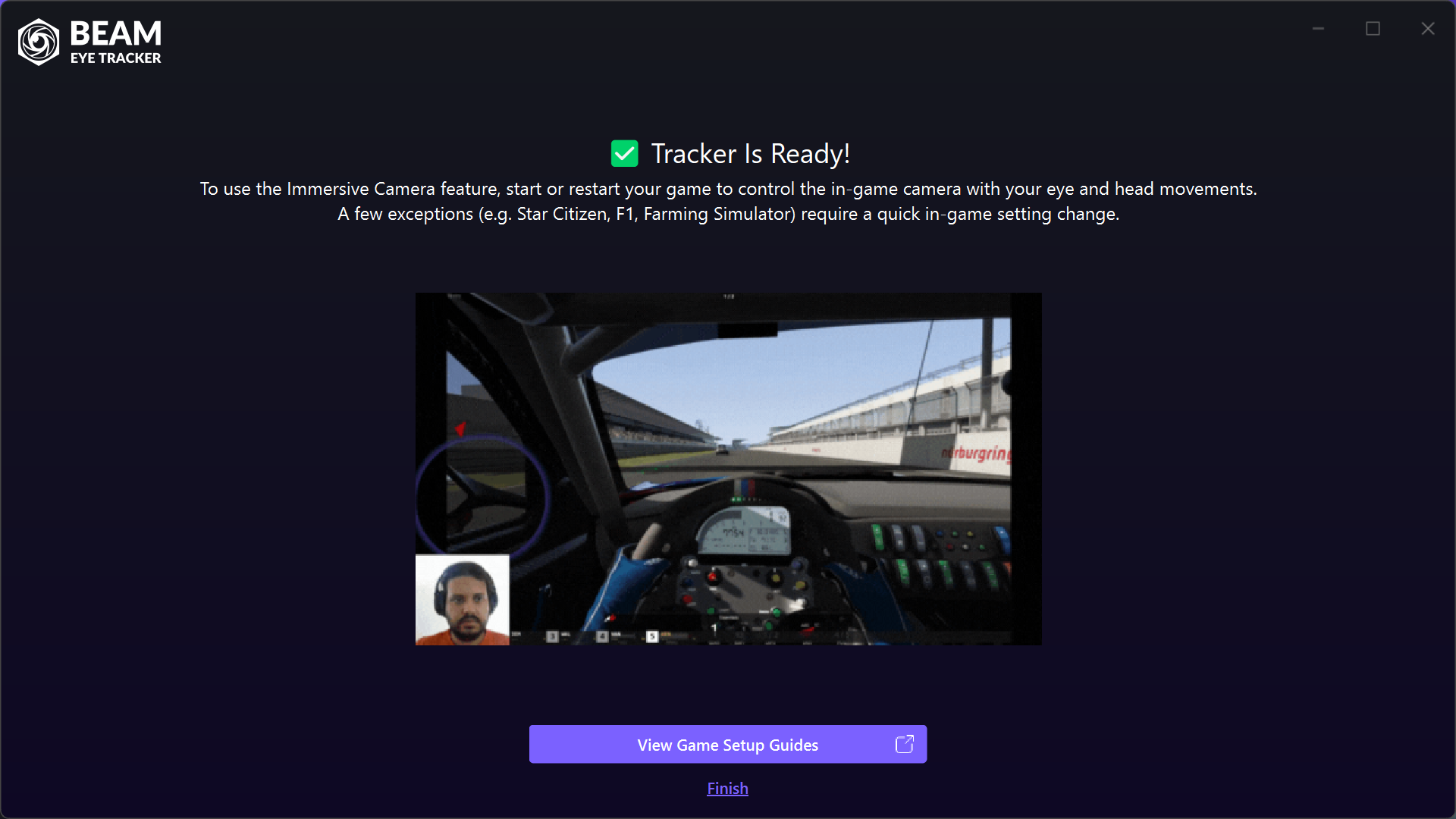 Get Started | Beam Eye Tracker